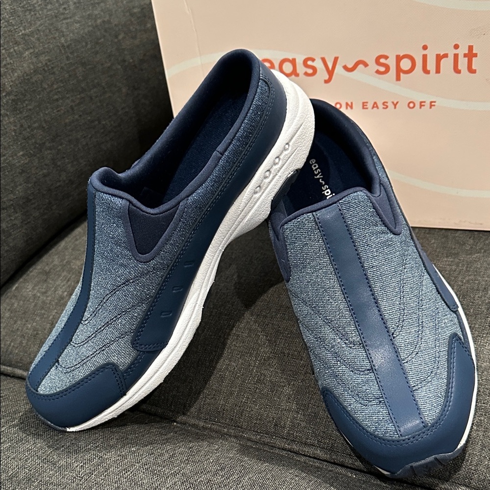 Easy Spirit Blue Slip-On Shoes